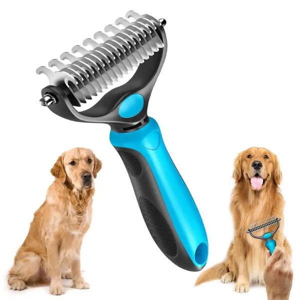 The Knot-Out Duo — 2-in-1 Deshedding Brush &amp; Knot Cutter